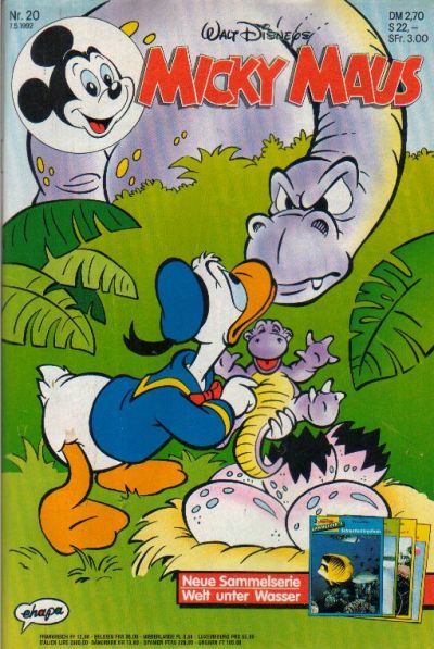 Cover for Micky Maus (Egmont Ehapa, 1951 series) #20/1992
