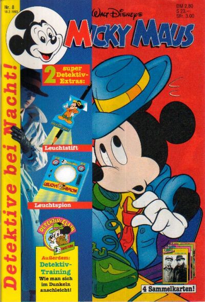Cover for Micky Maus (Egmont Ehapa, 1951 series) #8/1993