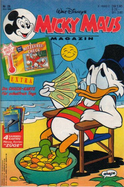 Cover for Micky Maus (Egmont Ehapa, 1951 series) #26/1993