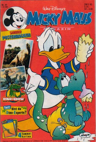 Cover for Micky Maus (Egmont Ehapa, 1951 series) #41/1993