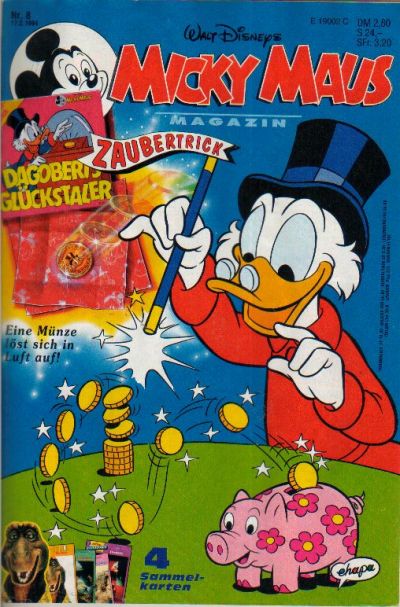 Cover for Micky Maus (Egmont Ehapa, 1951 series) #8/1994