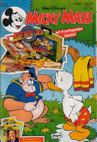 Cover for Micky Maus (Egmont Ehapa, 1951 series) #11/1994