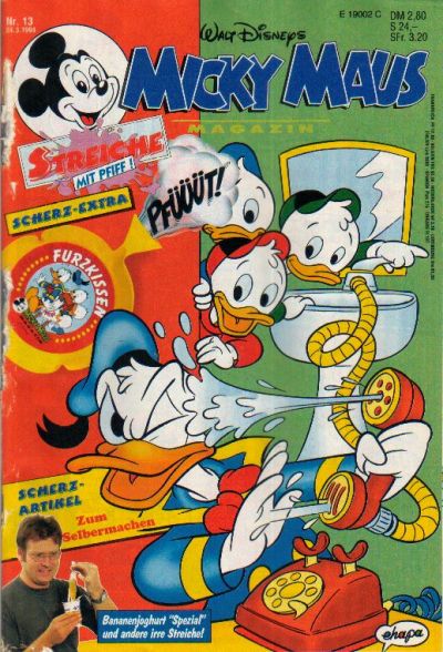 Cover for Micky Maus (Egmont Ehapa, 1951 series) #13/1994