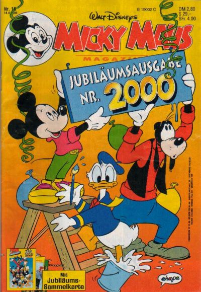 Cover for Micky Maus (Egmont Ehapa, 1951 series) #16/1994