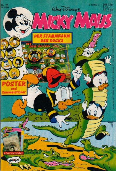 Cover for Micky Maus (Egmont Ehapa, 1951 series) #25/1994