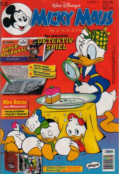 Cover for Micky Maus (Egmont Ehapa, 1951 series) #42/1994