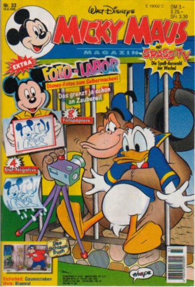 Cover for Micky Maus (Egmont Ehapa, 1951 series) #33/1995