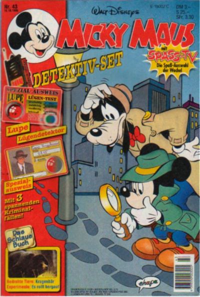 Cover for Micky Maus (Egmont Ehapa, 1951 series) #43/1995