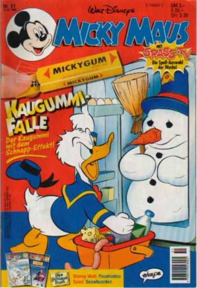 Cover for Micky Maus (Egmont Ehapa, 1951 series) #51/1995