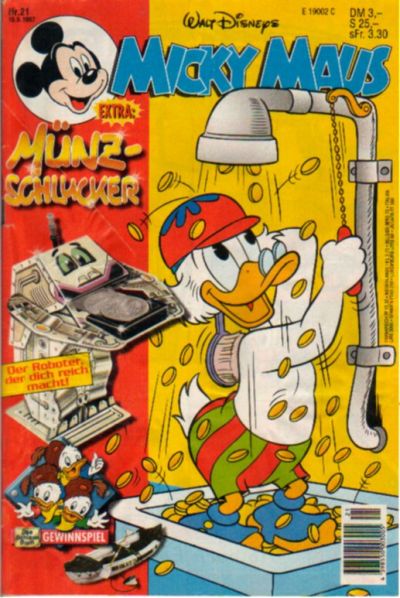 Cover for Micky Maus (Egmont Ehapa, 1951 series) #21/1997