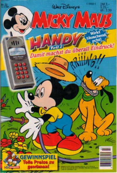 Cover for Micky Maus (Egmont Ehapa, 1951 series) #23/1997