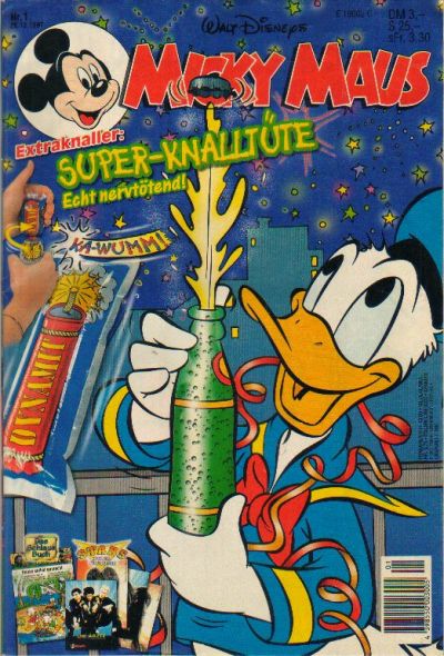 Cover for Micky Maus (Egmont Ehapa, 1951 series) #1/1998