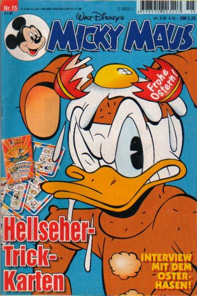 Cover for Micky Maus (Egmont Ehapa, 1951 series) #15/1998