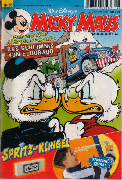 Cover for Micky Maus (Egmont Ehapa, 1951 series) #22/1998