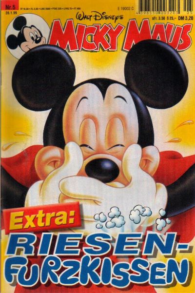 Cover for Micky Maus (Egmont Ehapa, 1951 series) #5/1999