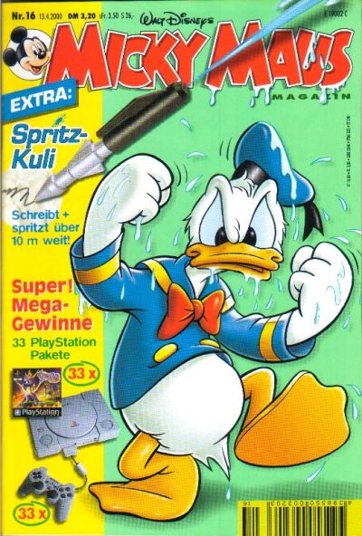 Cover for Micky Maus (Egmont Ehapa, 1951 series) #16/2000
