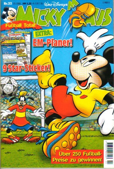Cover for Micky Maus (Egmont Ehapa, 1951 series) #22/2000