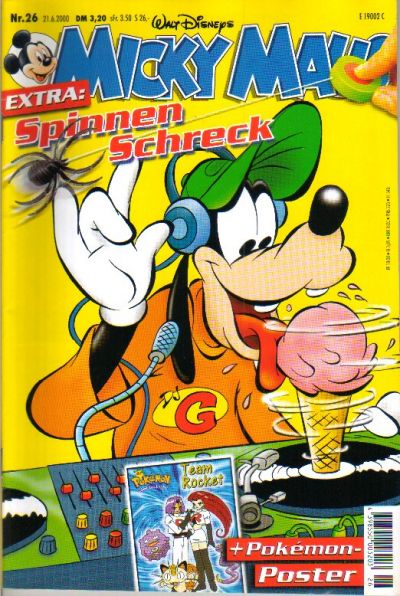 Cover for Micky Maus (Egmont Ehapa, 1951 series) #26/2000