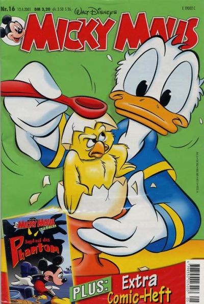 Cover for Micky Maus (Egmont Ehapa, 1951 series) #16/2001
