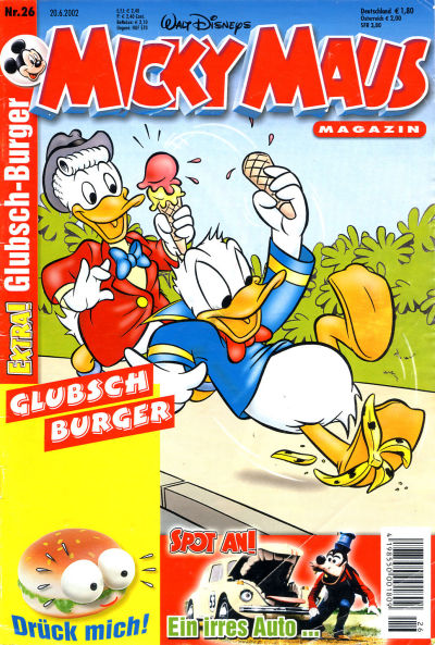 Cover for Micky Maus (Egmont Ehapa, 1951 series) #26/2002