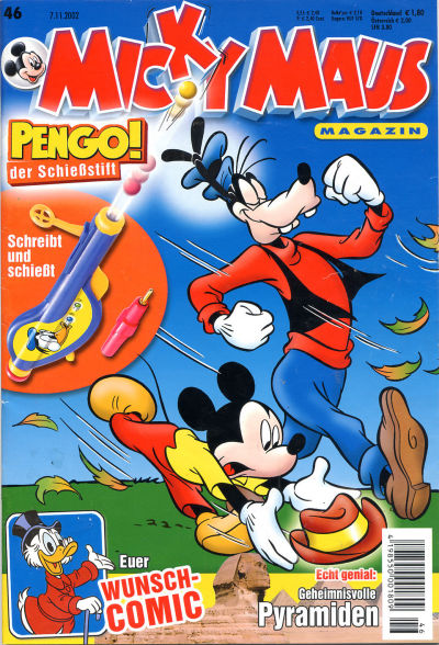 Cover for Micky Maus (Egmont Ehapa, 1951 series) #46/2002