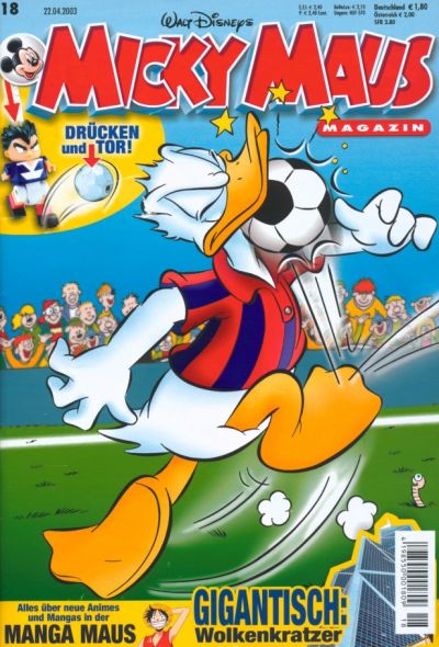 Cover for Micky Maus (Egmont Ehapa, 1951 series) #18/2003