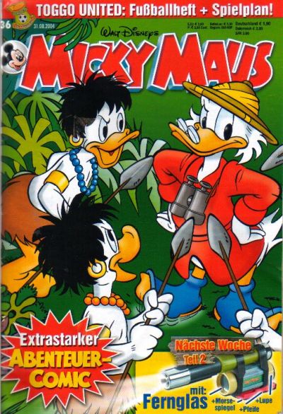 Cover for Micky Maus (Egmont Ehapa, 1951 series) #36/2004
