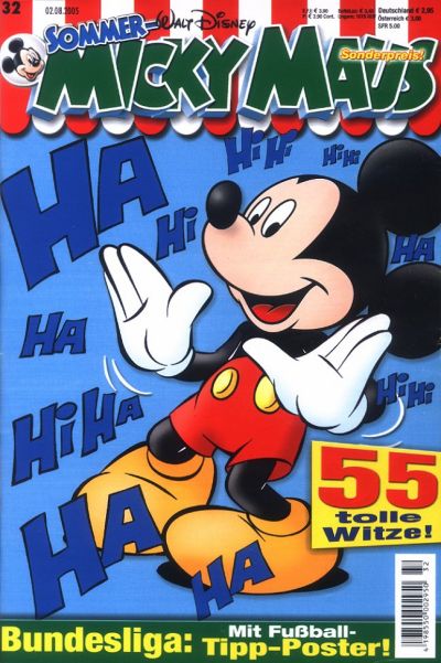 Cover for Micky Maus (Egmont Ehapa, 1951 series) #32/2005