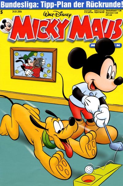 Cover for Micky Maus (Egmont Ehapa, 1951 series) #5/2006