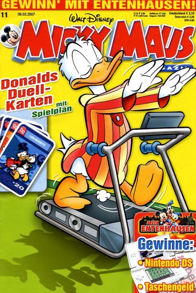 Cover for Micky Maus (Egmont Ehapa, 1951 series) #11/2007