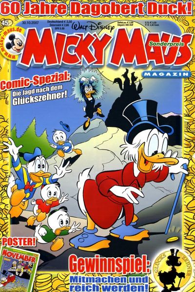 Cover for Micky Maus (Egmont Ehapa, 1951 series) #45/2007