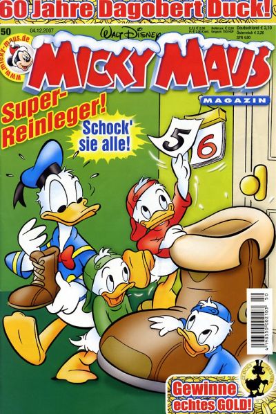 Cover for Micky Maus (Egmont Ehapa, 1951 series) #50/2007