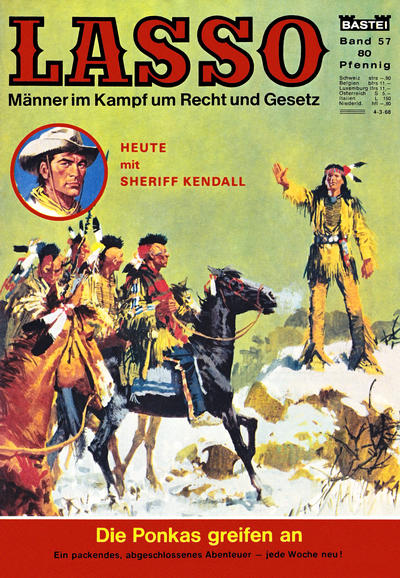 Cover for Lasso (Bastei Verlag, 1966 series) #57