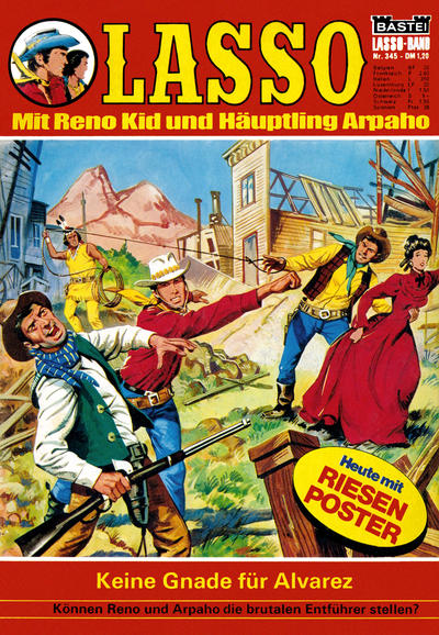 Cover for Lasso (Bastei Verlag, 1966 series) #345