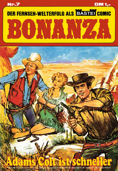 Cover for Bonanza (Bastei Verlag, 1973 series) #7