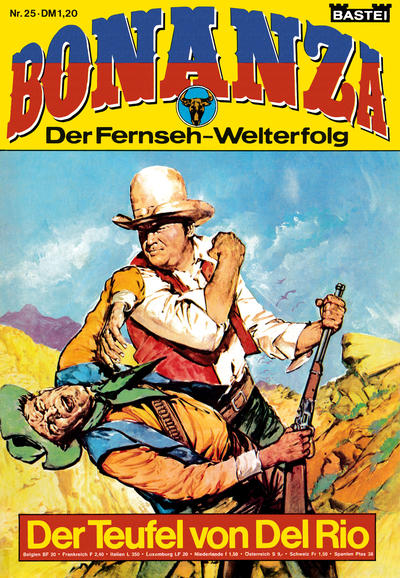 Cover for Bonanza (Bastei Verlag, 1973 series) #25