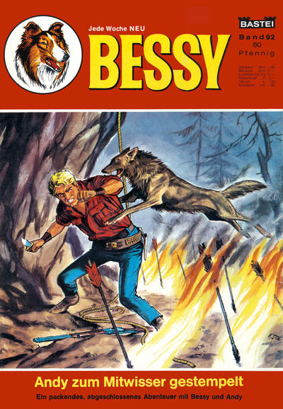Cover for Bessy (Bastei Verlag, 1965 series) #92