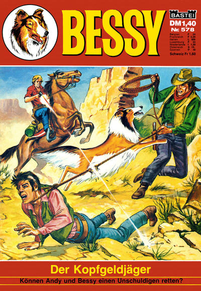 Cover for Bessy (Bastei Verlag, 1965 series) #578