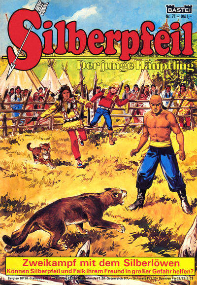 Cover for Silberpfeil (Bastei Verlag, 1970 series) #71