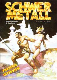 Cover Thumbnail for Schwermetall (Kunst der Comics / Alpha, 1984 series) #59