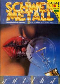 Cover Thumbnail for Schwermetall (Kunst der Comics / Alpha, 1984 series) #101