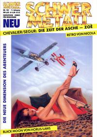 Cover Thumbnail for Schwermetall (Kunst der Comics / Alpha, 1984 series) #105