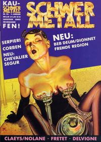 Cover Thumbnail for Schwermetall (Kunst der Comics / Alpha, 1984 series) #126