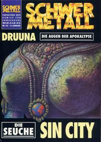 Cover Thumbnail for Schwermetall (Kunst der Comics / Alpha, 1984 series) #162
