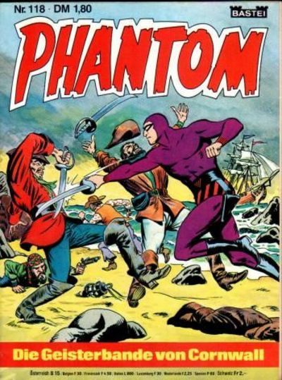 Cover for Phantom (Bastei Verlag, 1974 series) #118