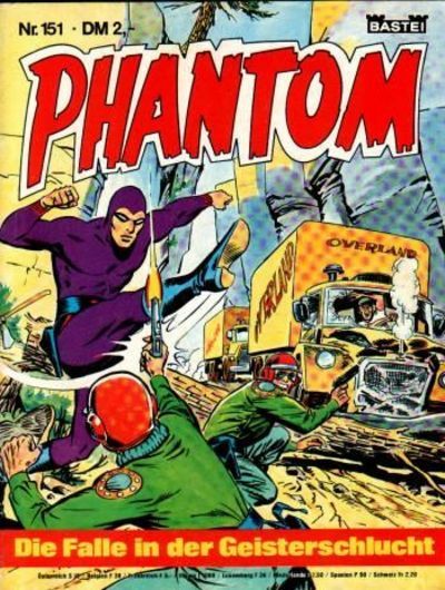 Cover for Phantom (Bastei Verlag, 1974 series) #151