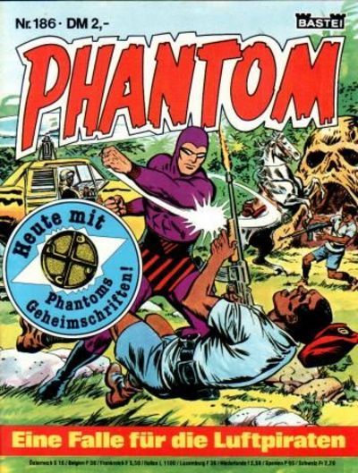 Cover for Phantom (Bastei Verlag, 1974 series) #186