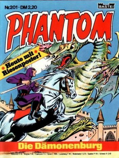 Cover for Phantom (Bastei Verlag, 1974 series) #201