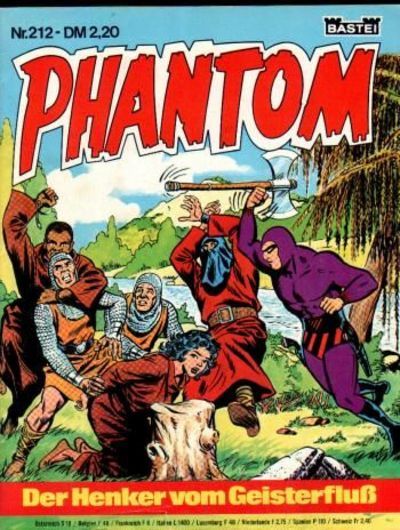 Cover for Phantom (Bastei Verlag, 1974 series) #212
