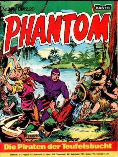 Cover for Phantom (Bastei Verlag, 1974 series) #214